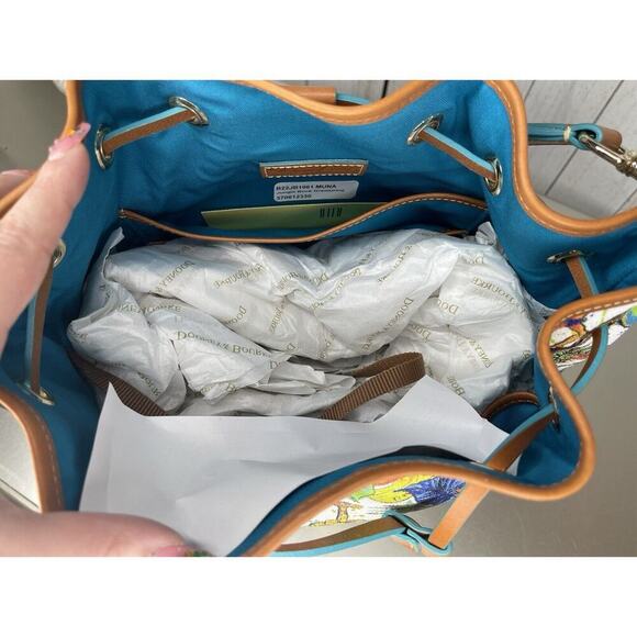 New! Disney Parks Dooney and Bourke The Jungle Book Drawstring Bucket Bag - Picture 6 of 6